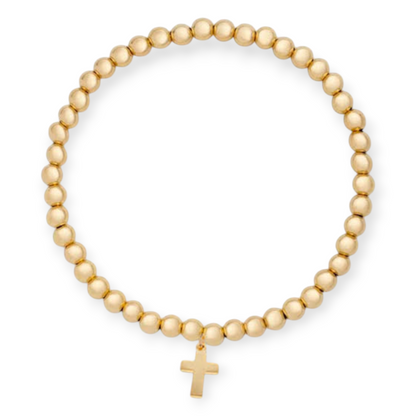 cross juno bracelet (4mm)