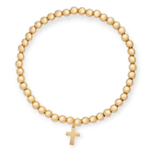 cross juno bracelet (4mm)