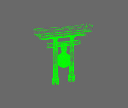 Cyber Samurai Back Pack Addon Shinto Arch C
