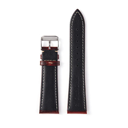 Motorola Moto Oil Wax Leather Watch Band - Cowhide Quick Release Straps