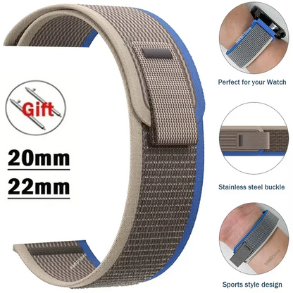 Motorola Moto Smartwatch Nylon Loop Band Replacement Strap Sport Adjustable