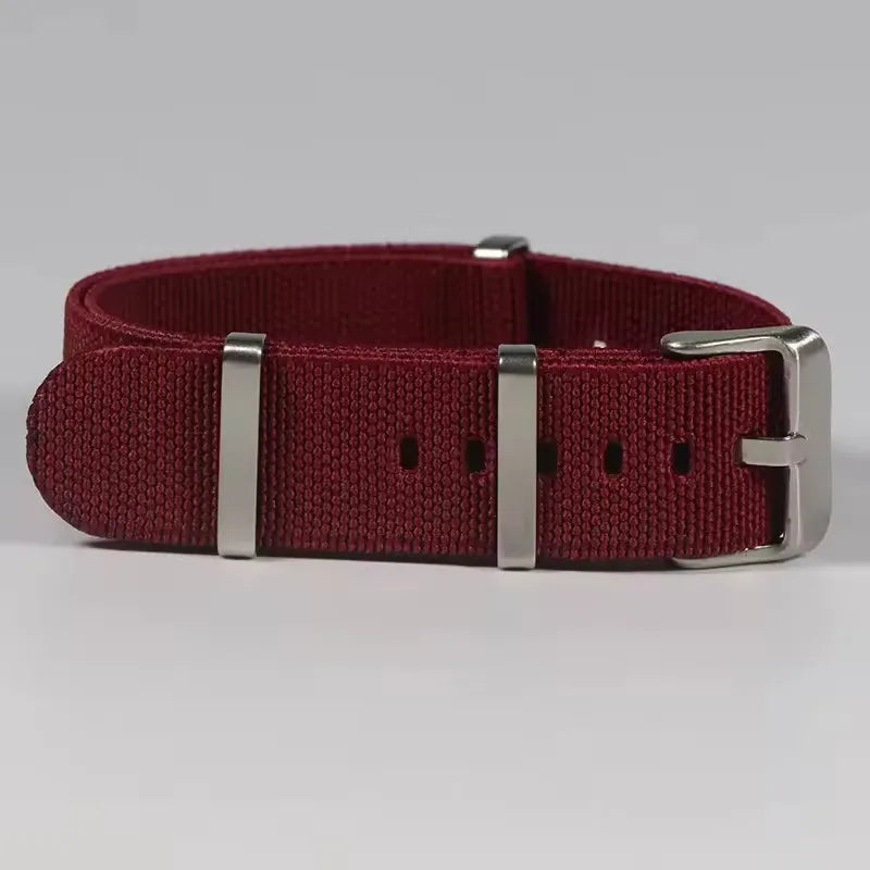 Motorola Moto French Parachute Nylon Watch Band Elastic Military Strap