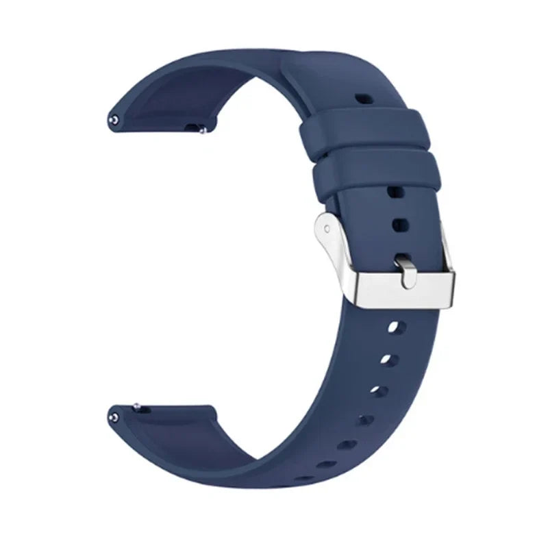 Motorola Moto Watch Bands Silicone Replacement Strap with Metal Buckle