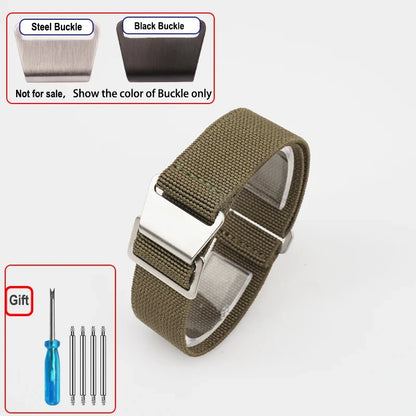 Motorola Moto Elastic Nylon Watch Band - Quick Release Parachute Strap