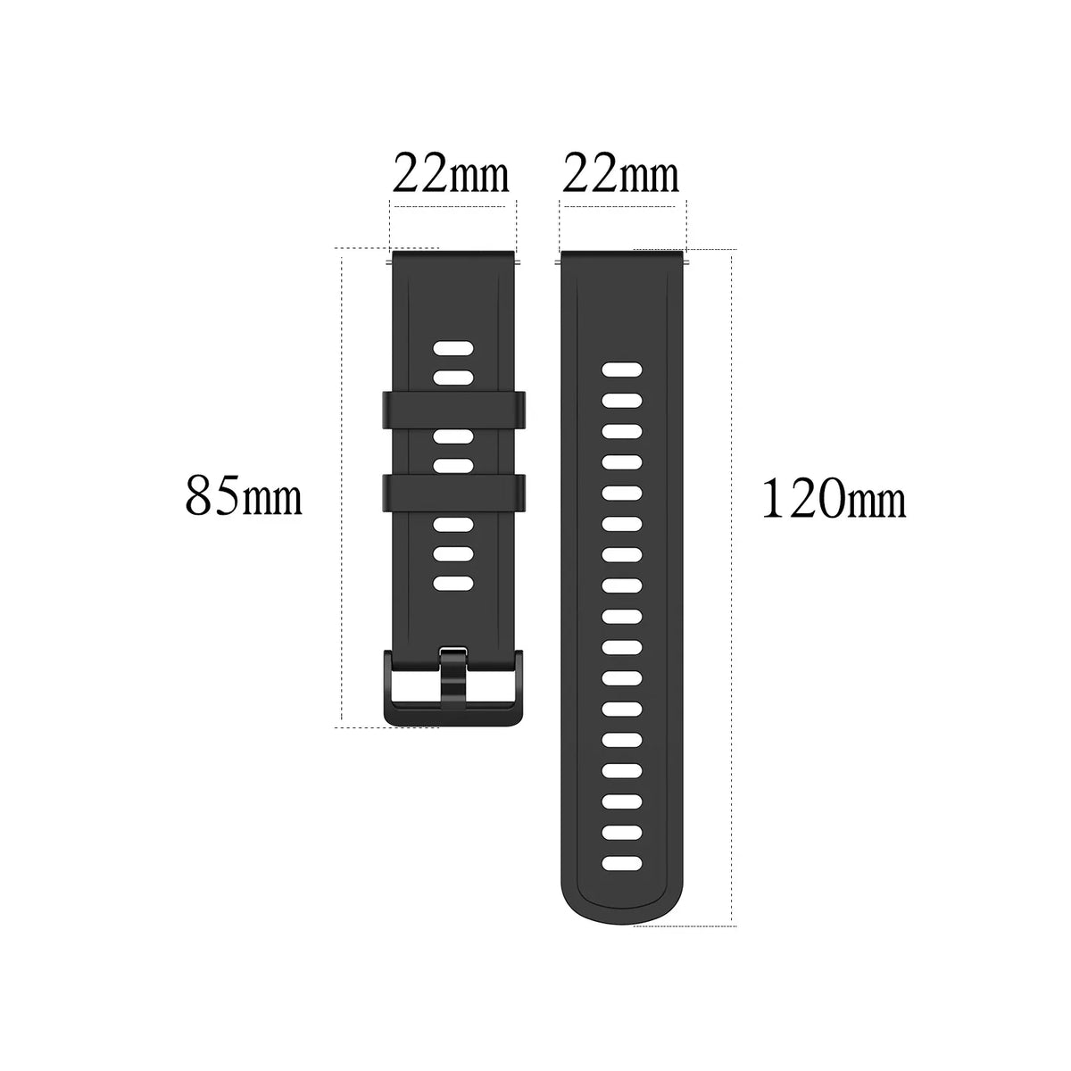 Motorola Moto Smartwatch Band Silicone Replacement Strap