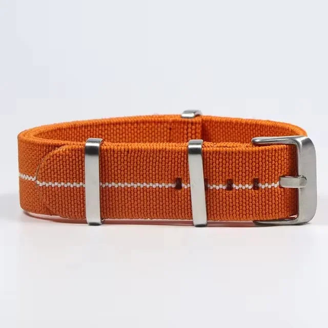 Motorola Moto French Parachute Nylon Watch Band Elastic Military Strap