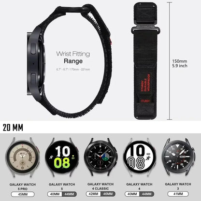 Motorola Moto Smartwatch Band - Quick Release Nylon Sport Strap Camouflage