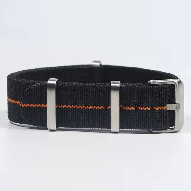 Motorola Moto French Parachute Nylon Watch Band Elastic Military Strap