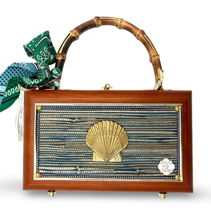 Sea Glass and Blue Grass Bag