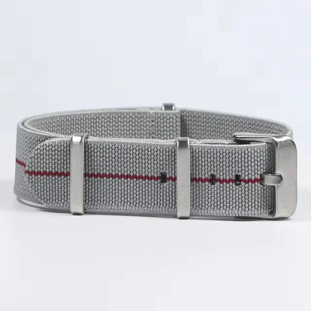 Motorola Moto French Parachute Nylon Watch Band Elastic Military Strap