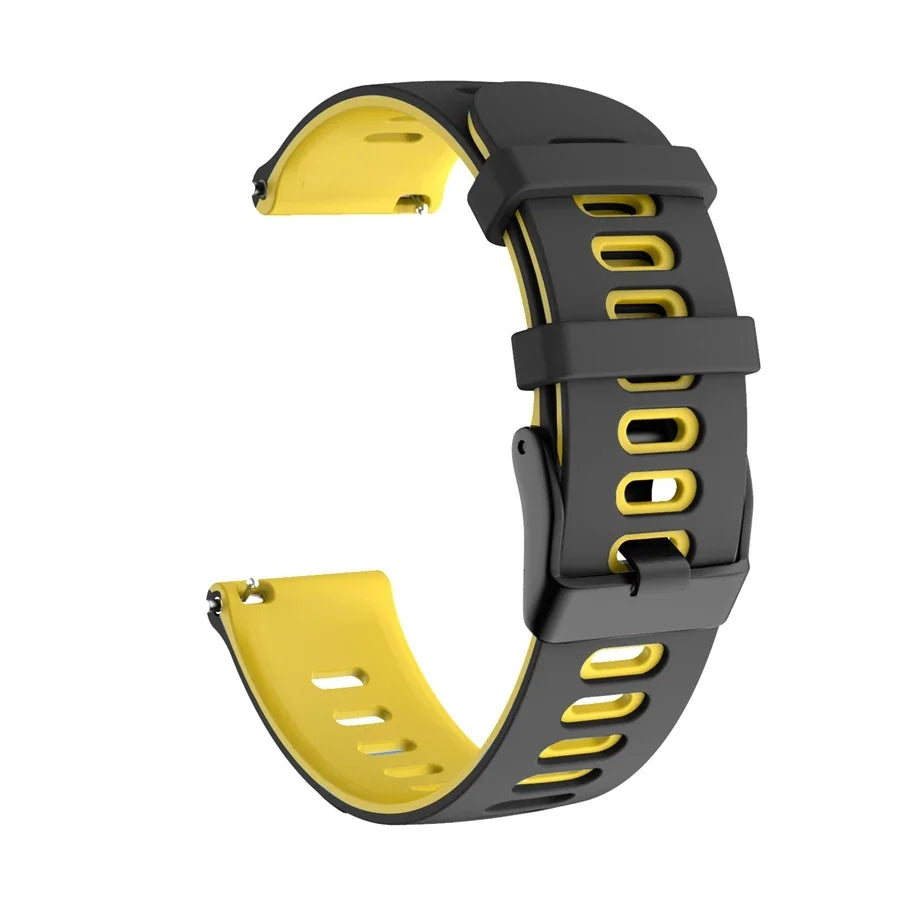 Motorola Moto Smartwatch Band Silicone Strap Stainless Steel Buckle Bracelet
