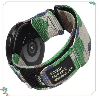 Motorola Moto Smartwatch Band - Quick Release Nylon Sport Strap Camouflage