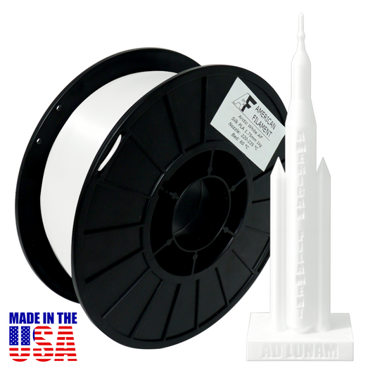 Arktisches Weiß AF Seiden-PLA 3D-Drucker-Filament, 1,75 mm Durchmesser, 1 kg Spule