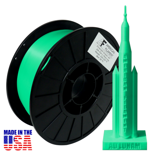 Smaragdgrünes AF Silk PLA 3D-Drucker-Filament, 1,75 mm Durchmesser, 1 kg Spule
