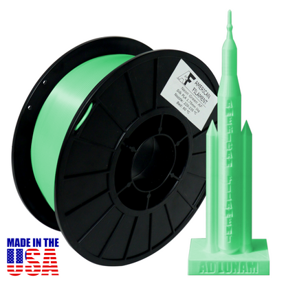 Neongrünes AF Seiden-PLA 3D-Drucker-Filament, 1,75 mm Durchmesser, 1 kg Spule