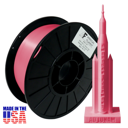 Rotes AF Seiden-PLA 3D-Drucker-Filament, 1,75 mm Durchmesser, 1 kg Spule