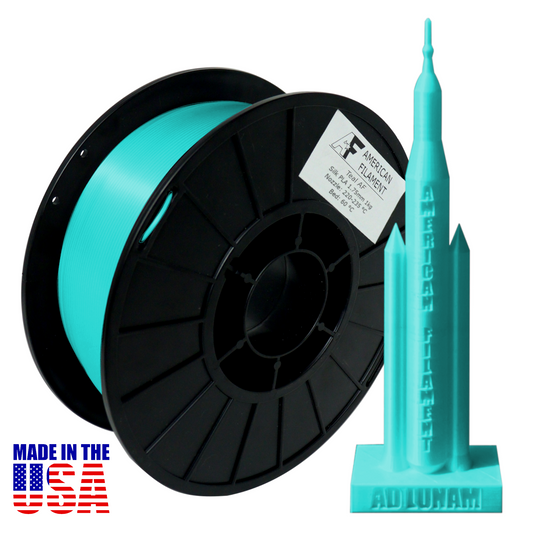 Teal AF Silk PLA 3D-Drucker-Filament, 1,75 mm Durchmesser, 1 kg Spule