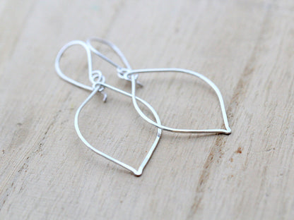 Silver Leaf Earrings