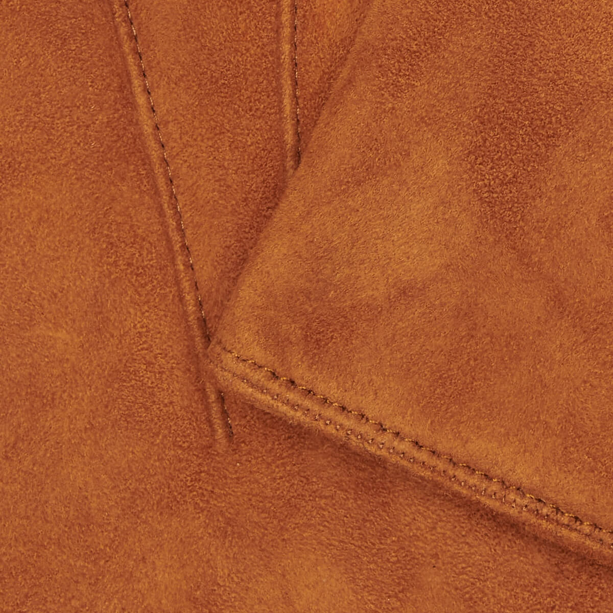 Silvia (cognac) - Italian suede leather gloves with luxurious cashmere lining — photo 5 of 10