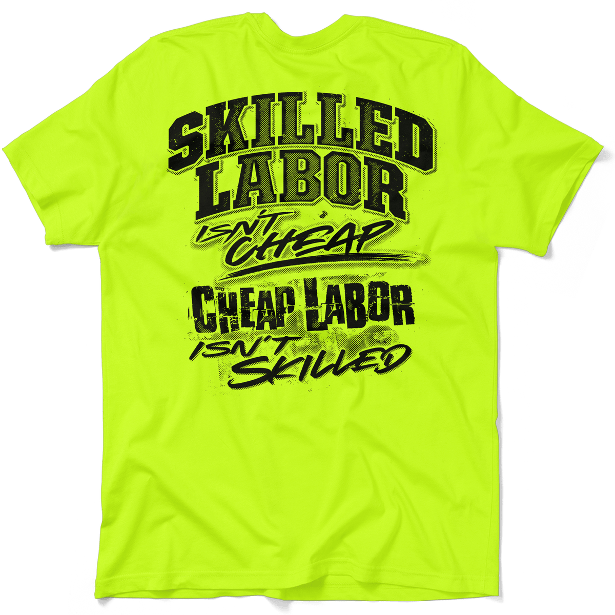 Skilled Labor - Safety Yellow T-Shirt — photo 1 of 3