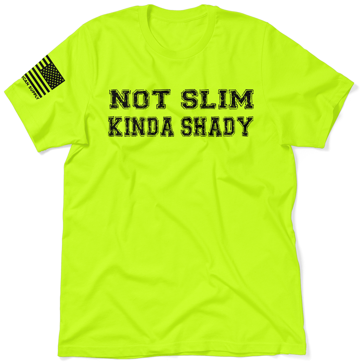Slim Shady - Safety Yellow T-Shirt — photo 1 of 3