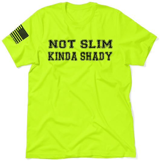 Slim Shady - Safety Yellow T-Shirt — photo 1 of 3