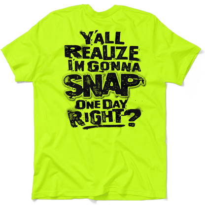 Snap - Safety Yellow T-Shirt — photo 1 of 3