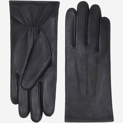 Stella (black) – Sheepskin leather gloves with ultra-warm fleece lining & touchscreen functionality — photo 1 of 7