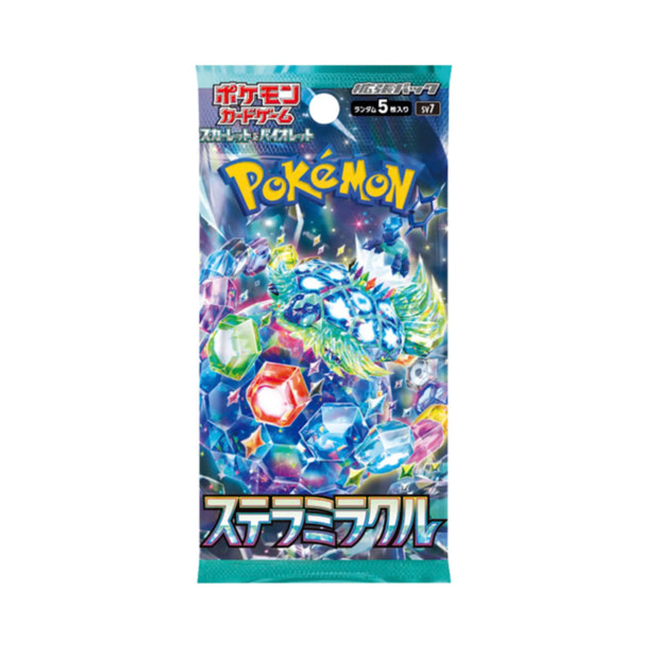 Pokemon Stellar Miracle SV7 Paquete de mejora - JCC Japonés Escarlata y Púrpura