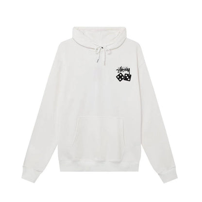 Stussy Dice Hoodie in White