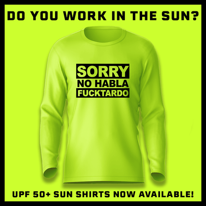 F*cktardo - Hi-Visibility UPF 50 Long Sleeve Sun Shirt — photo 3 of 3