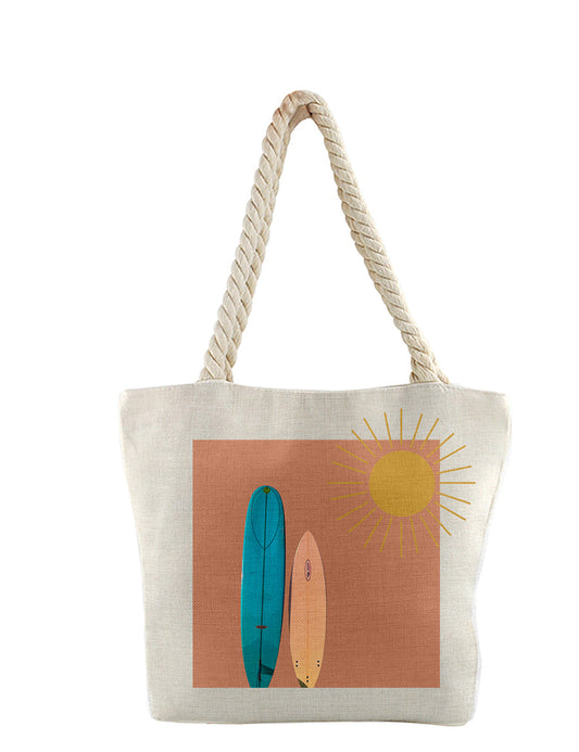 Surfboard Sun Tote, College Student Gift, Mother's Day Gift,Christmas Gift