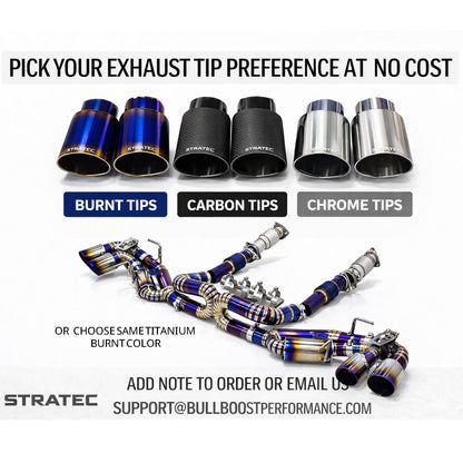 Full F1 Titanium Performance Catback Straight Pipe Exhaust System for McLaren 570S 620R