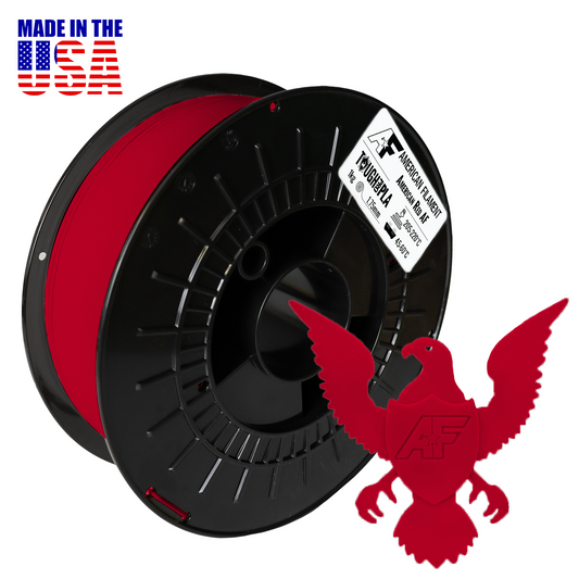 American Red AF 1,75 mm Tough Pro PLA+ Filament Hergestellt in den USA!