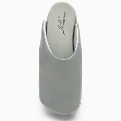 Yume Yume Grey Leatherette Truck Mules