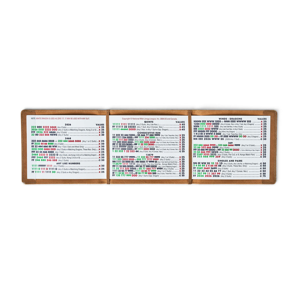 Vista Folio — Mahjong Card Holder Sea