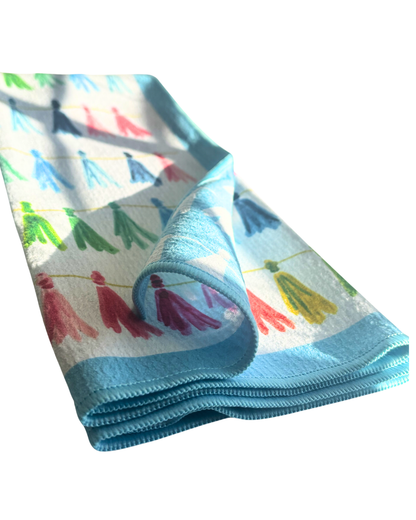Tasslin' Double-Sided Tea Towel