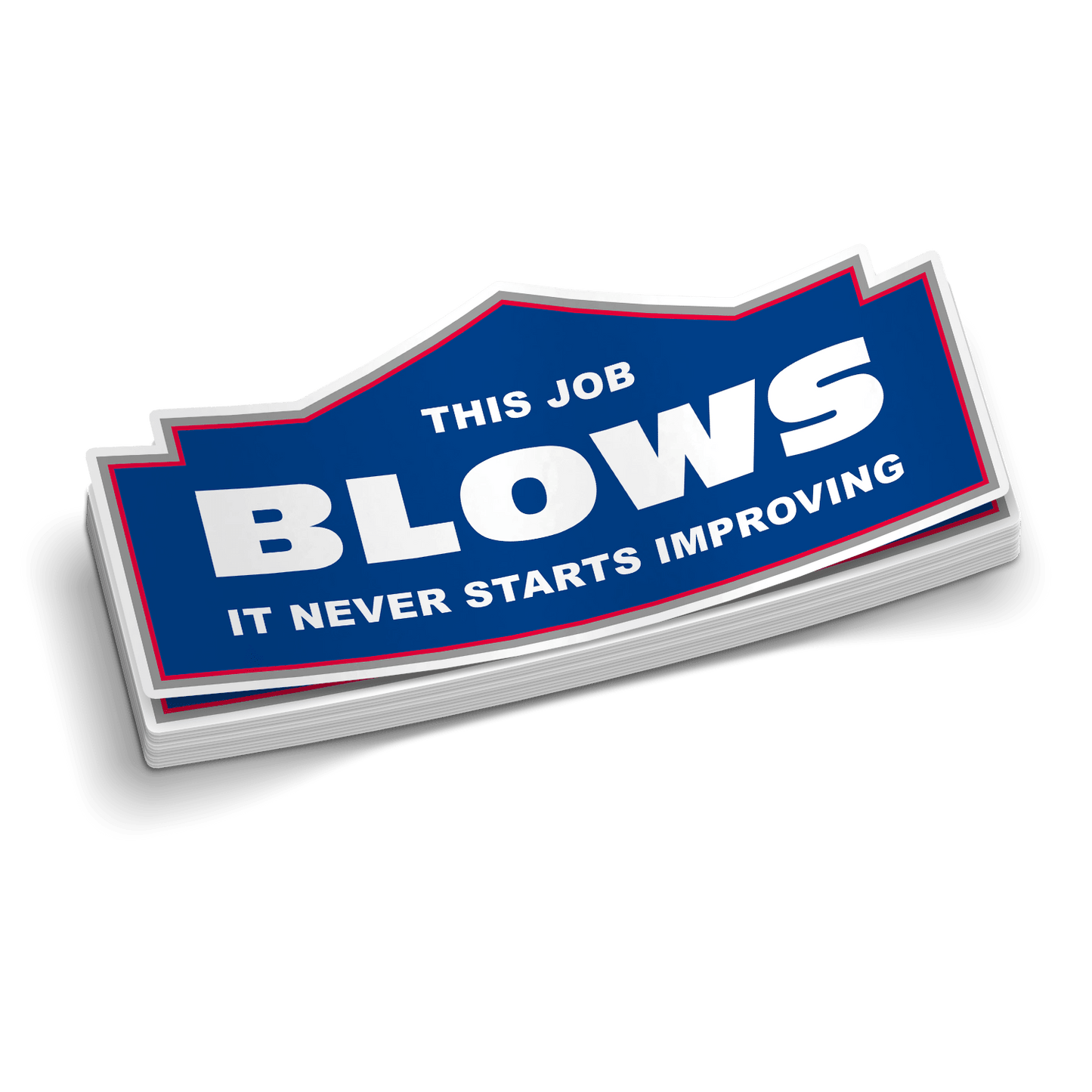 This Job Blows Hard Hat Decal — photo 1 of 2