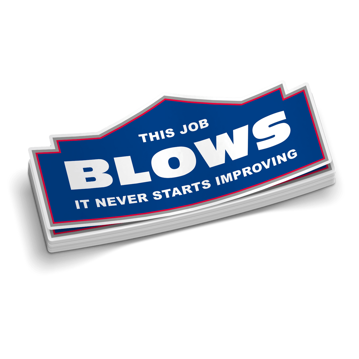 This Job Blows Hard Hat Decal — photo 1 of 2
