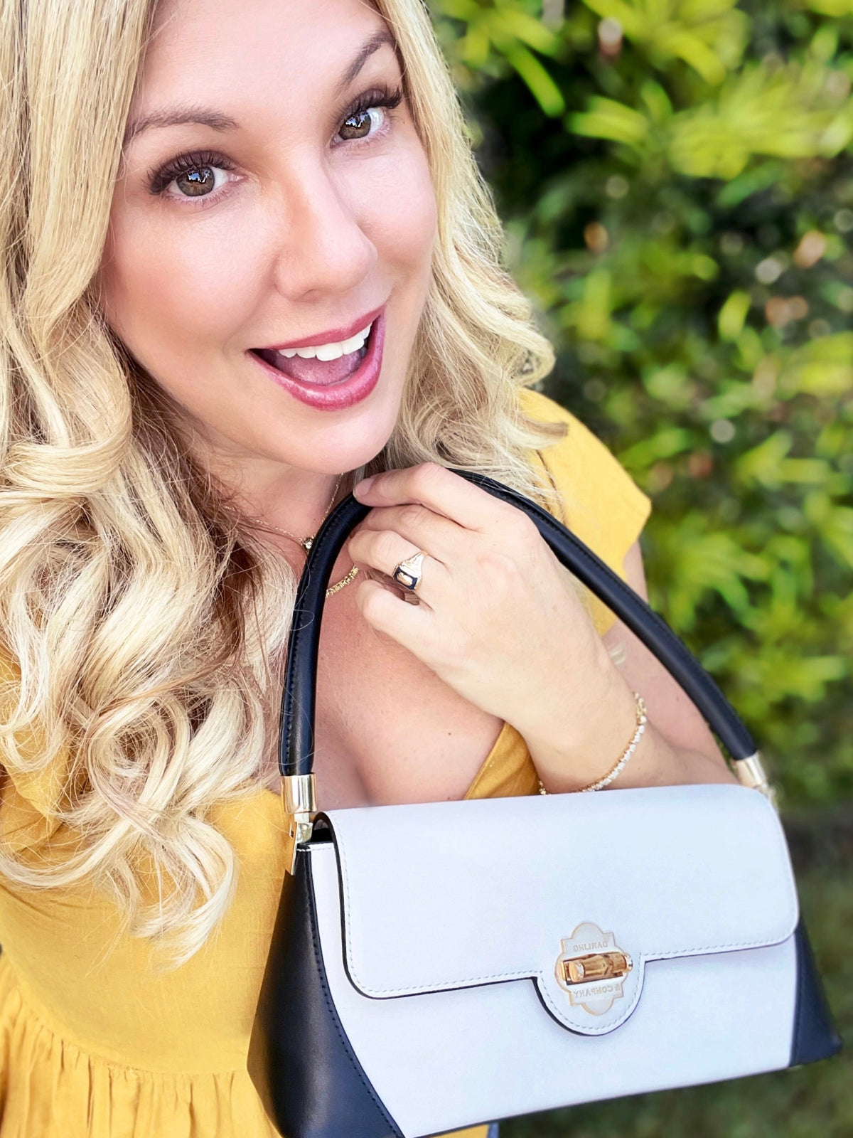 Trinity Bag in Black/Ivory
