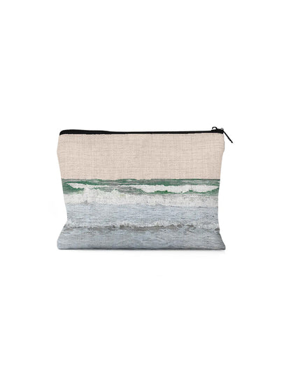 Tulum Ocean Pouch, College Student Gift, Pencil Pouch, Travel Bag, Mother's Day Gift,Christmas Gift