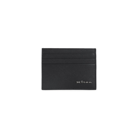 KITON Premium Leather Card Holder - 10.5cm x 8cm x 0.5cm