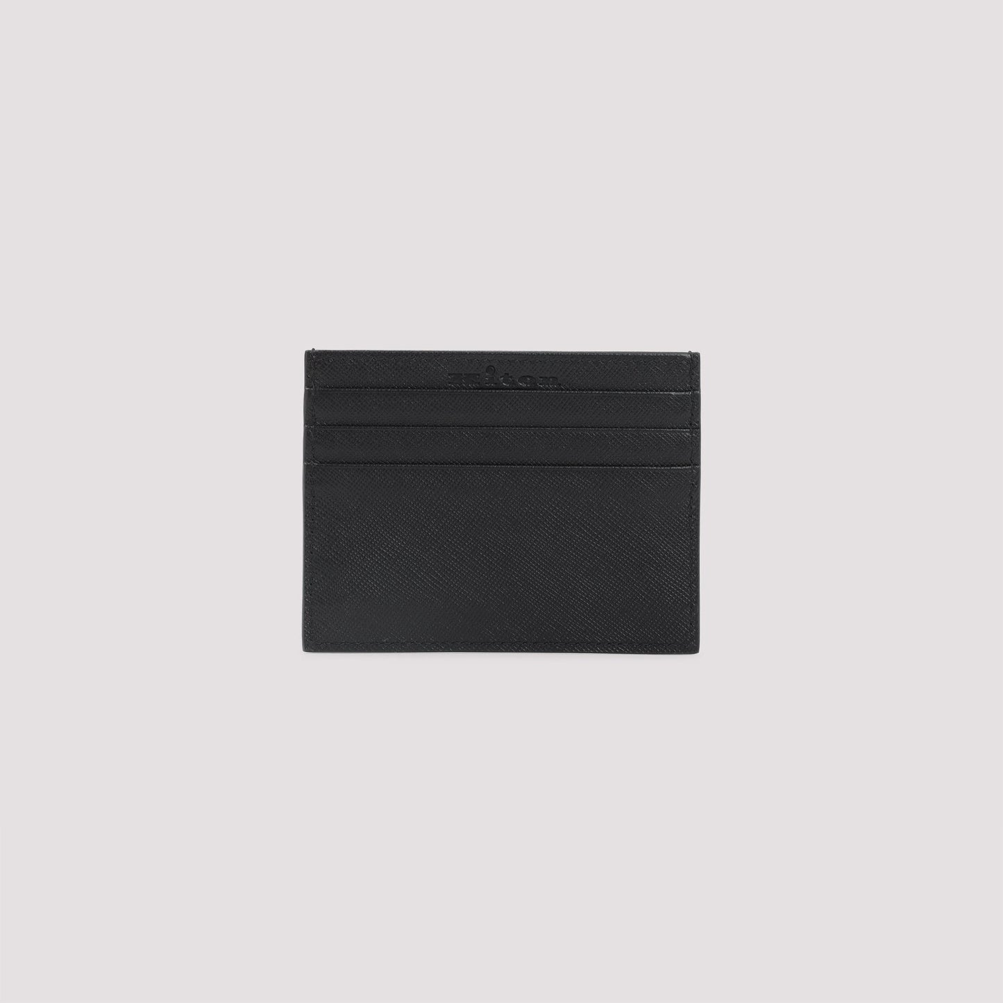 KITON Premium Leather Card Holder - 10.5cm x 8cm x 0.5cm