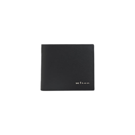 KITON Mini Leather Wallet - FW25