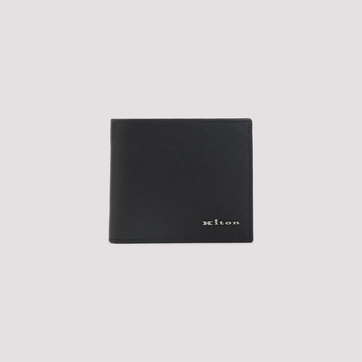 KITON Mini Leather Wallet - FW25