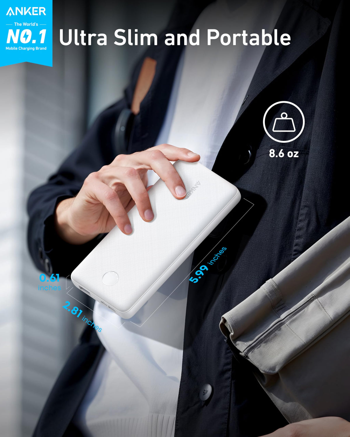 Anker <b>313</b> Power Bank (PowerCore 10K) — photo 9 of 10