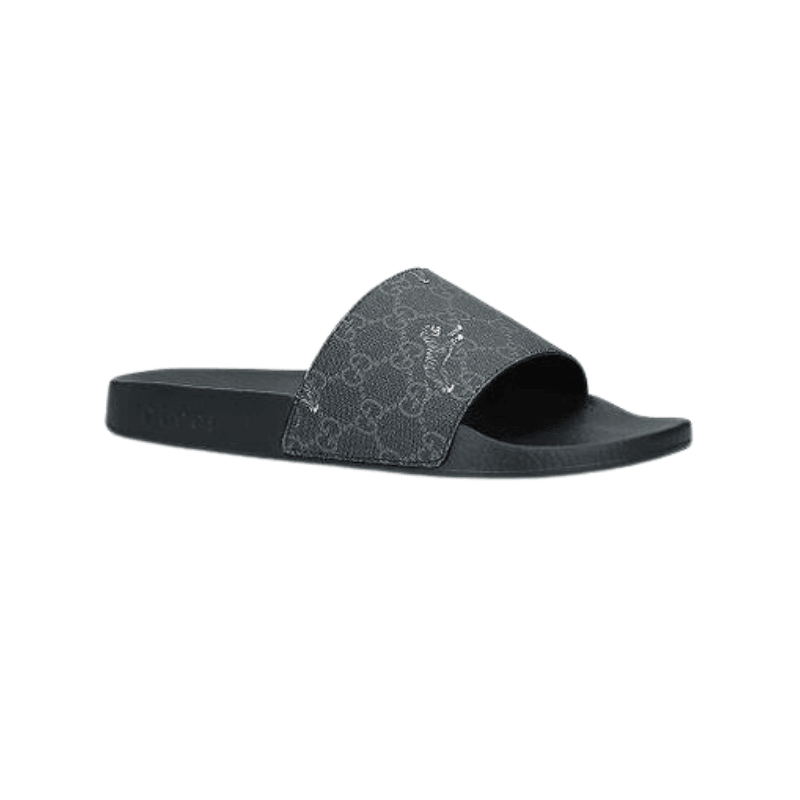 GUCCI Men's Luxury Leather Slippers - Comfortable Designer House Shoes