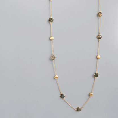 Long Labradorite Layering Chain