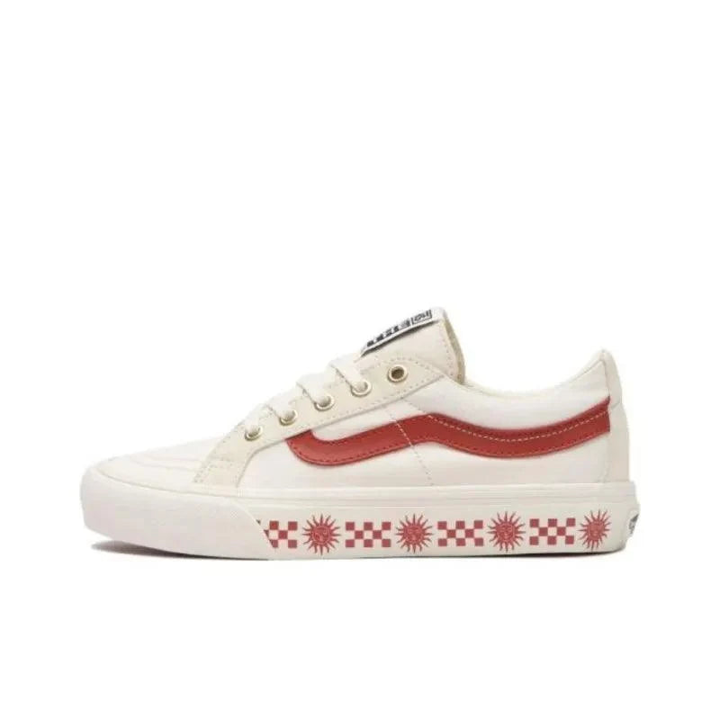 Vans SK8-Low 'White Red'