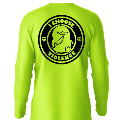 Violence - Hi-Visibility UPF 50 Long Sleeve Sun Shirt — photo 1 of 3